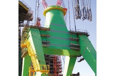 POTAL STRUCTURE FOR LEVEL LUFFING CRANE